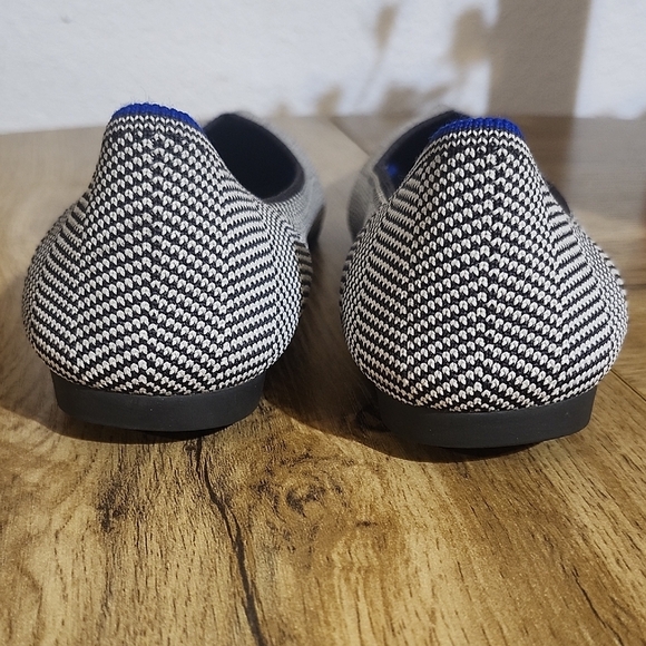 Rothy's Brown and White Herringbone Flats - Picture 2 of 12